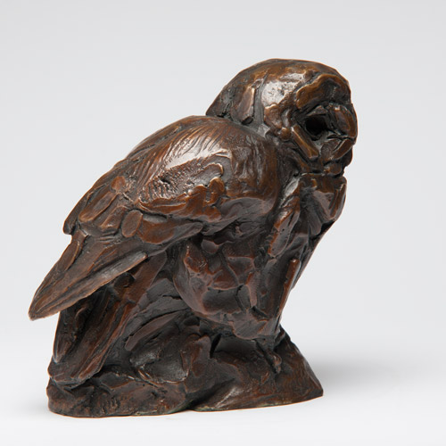 Bronze Tawny Owl sculpture